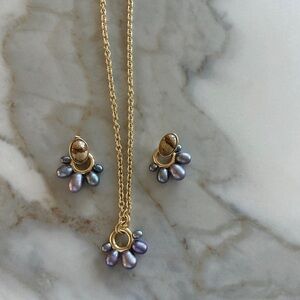 Gorgeous Mignonne Gavigan earring and necklace set. Pristine condition!